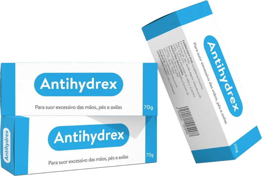 Caixas de Antihydrex pomada 70 g