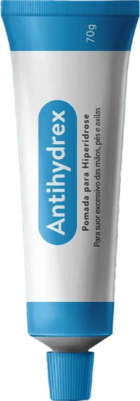 Antihydrex pomada para mãos, pés e axilas, 70 g